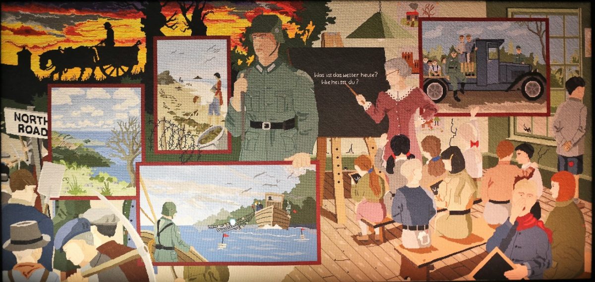 The Occupation Tapestry, Jersey, Channel Islands commemorating